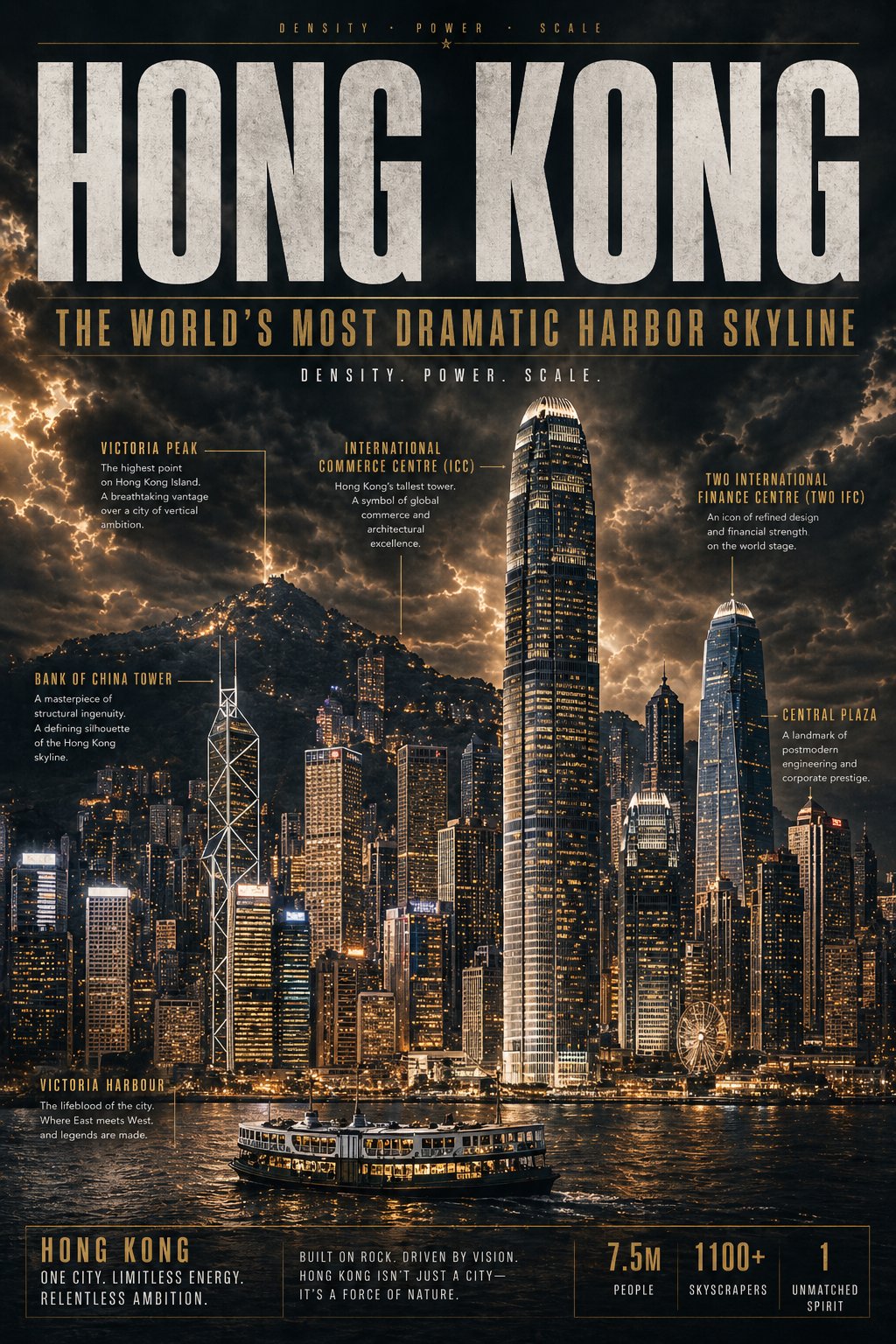 Blockbuster Black and Gold City Poster 3
